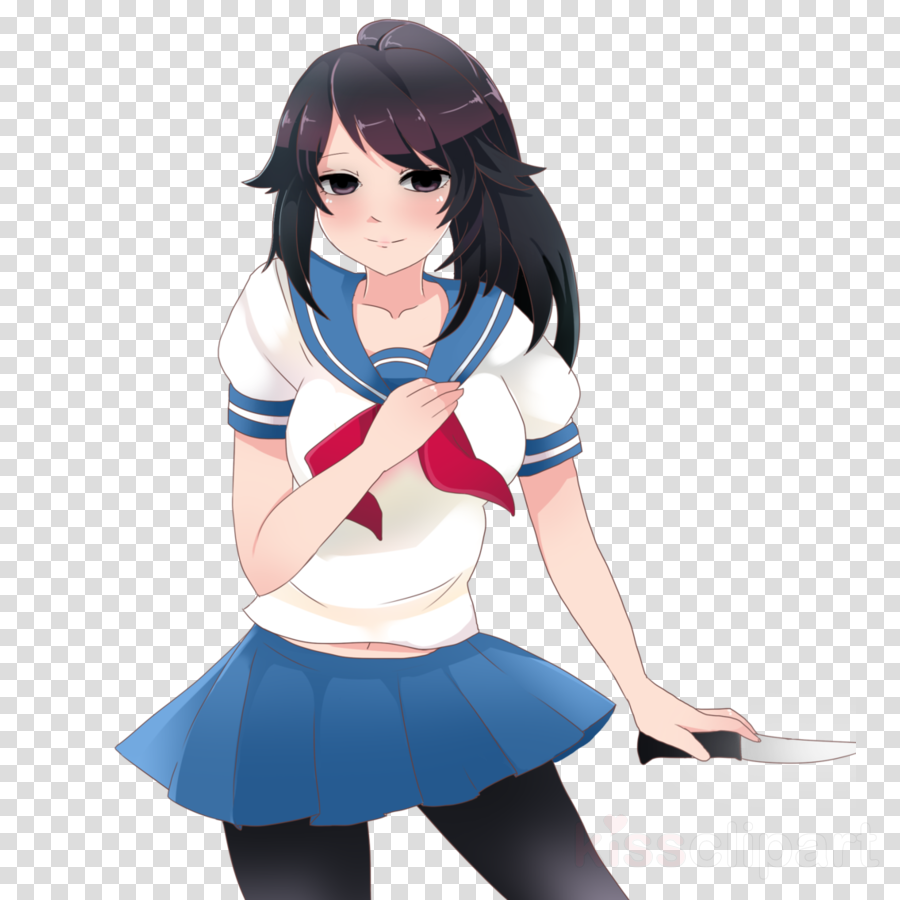 Yandere Chan Png Clipart Yandere Simulator , Png Download - Prakash Varrier Girl Photo Download Hd Transparent Png (900x900), Png Download