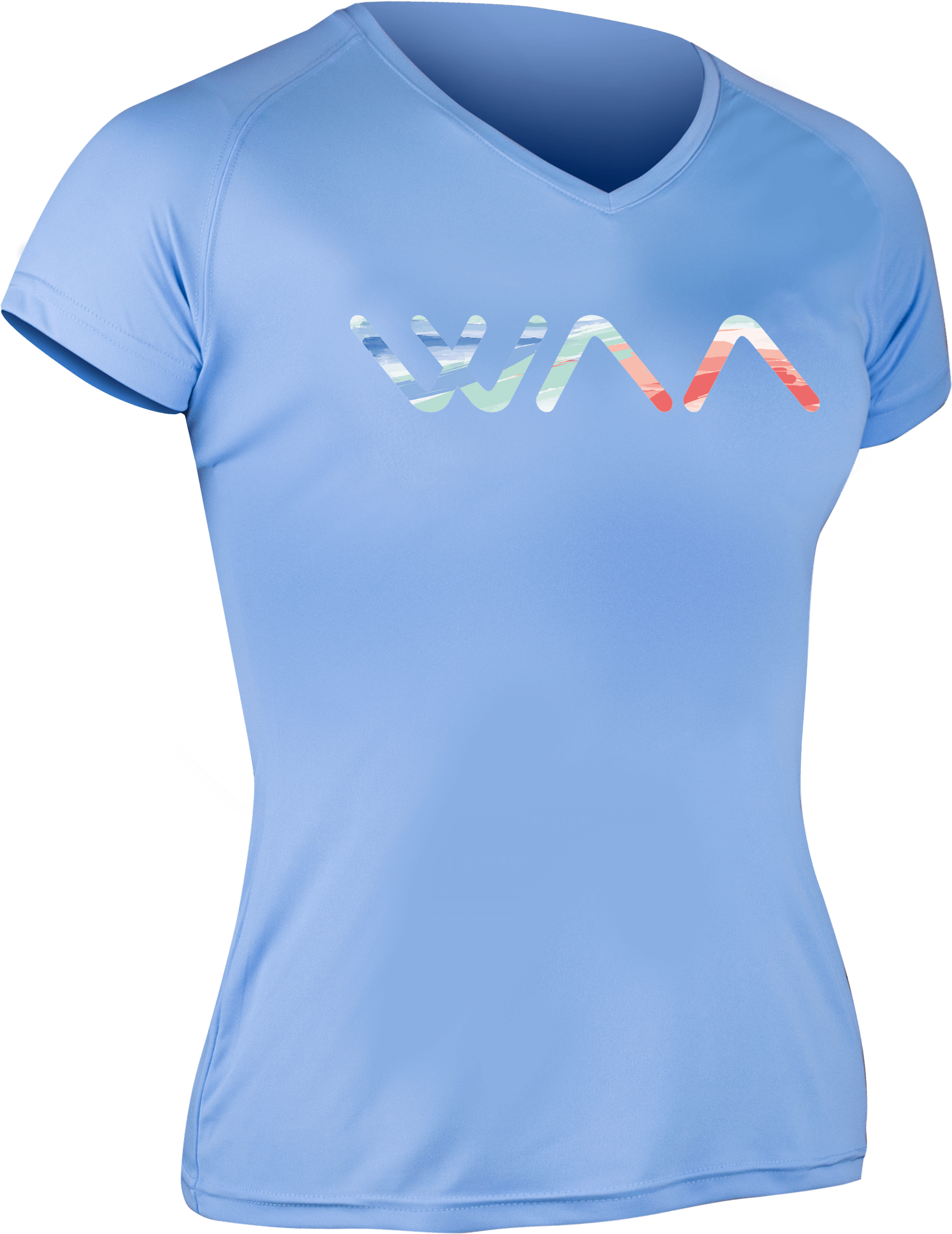 Ultra Light T-shirt Women Multicolor Logo - Active Shirt Clipart (3456x3456), Png Download