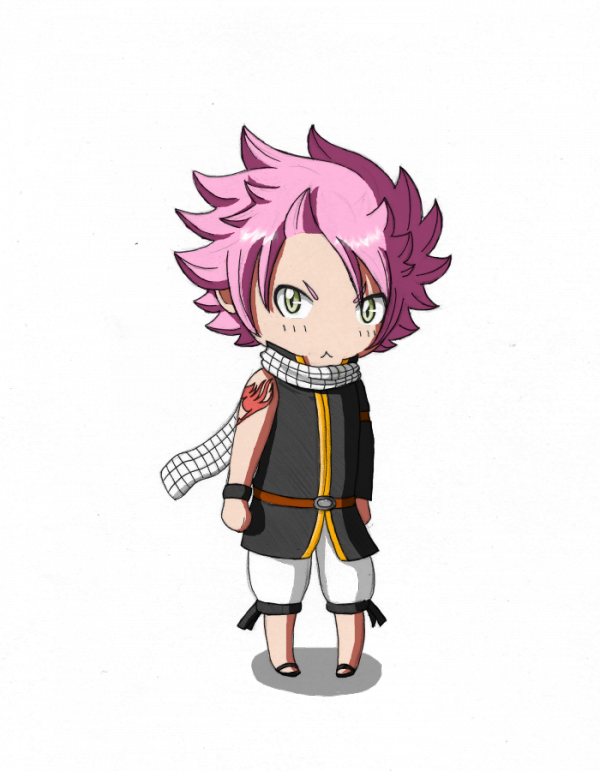 Chibi Natsu - Cartoon Clipart (600x771), Png Download