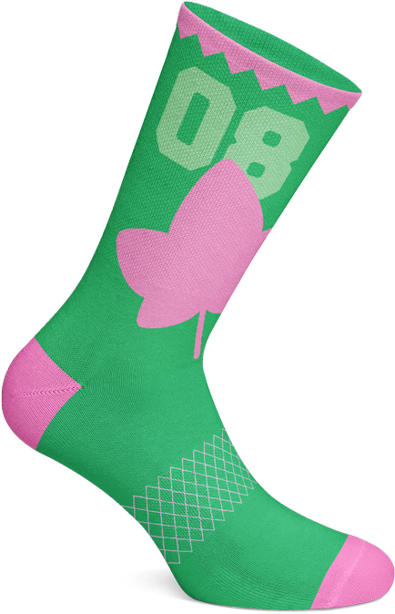 Aka Socks By Cultured - Alpha Kappa Aka Decor Clipart (800x800), Png Download