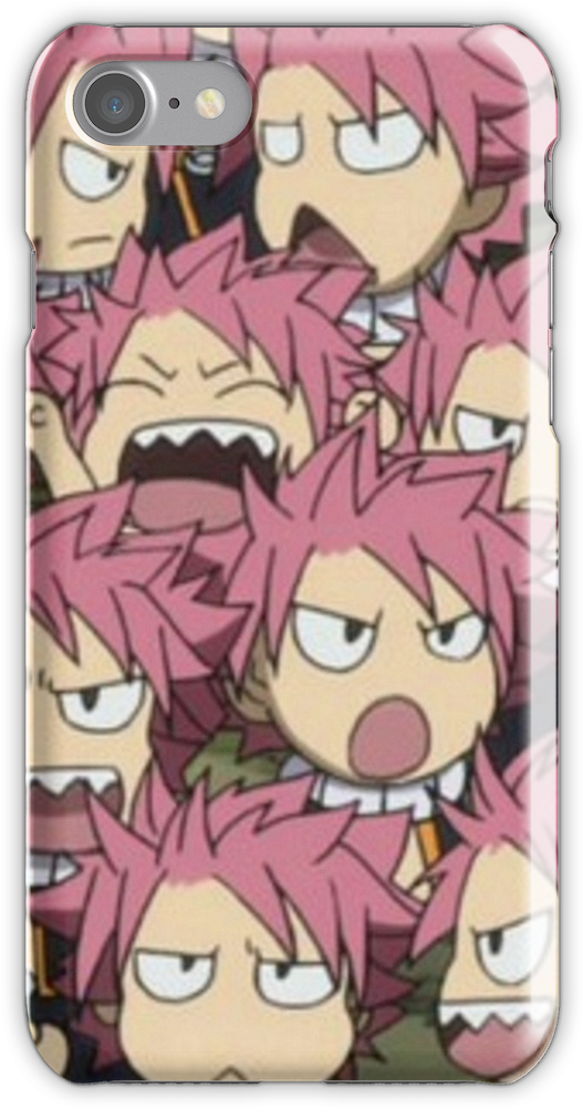 Fairytail Natsu Chibi Iphone 7 Snap Case - Fairy Tail Natsu Army Clipart (750x1000), Png Download