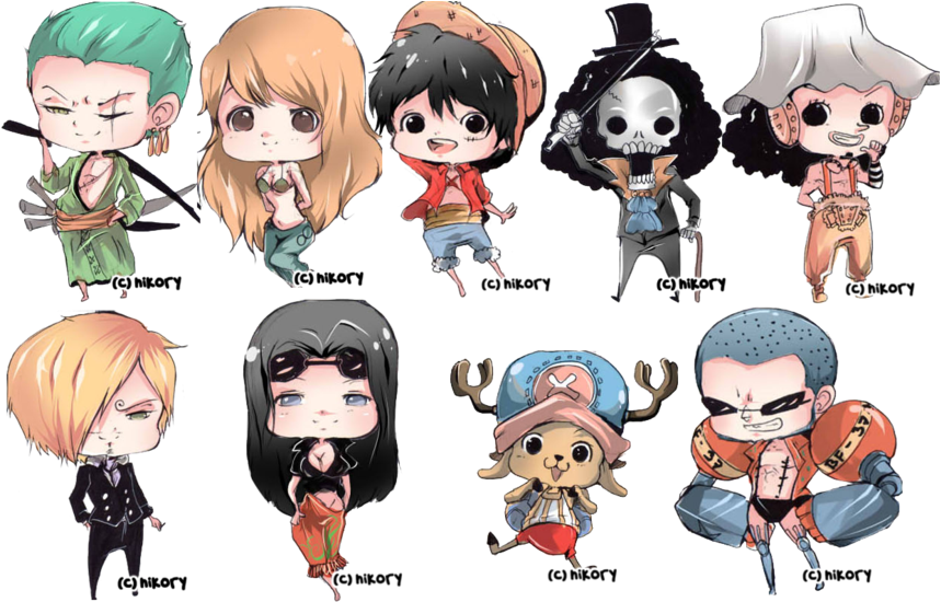 Chibi Images One Piece Hd Wallpaper And Background - Chibi Clipart (900x554), Png Download