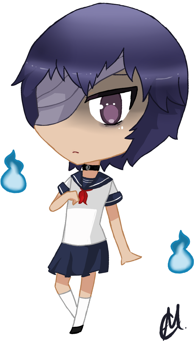 Kokuma Chan Is Done ^3^ Yandere Simulator Belongs To - Cartoon Clipart (1000x1400), Png Download