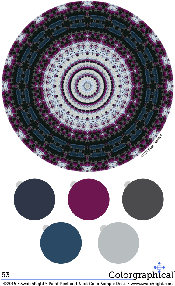 Color Inspiration 63 Featuring Benjamin Moore Paint - Circle Clipart (575x938), Png Download