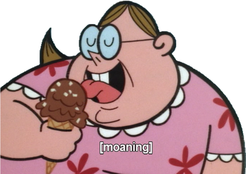Food Transparent Tumblr - Girl Moaning Cartoon Clipart (800x800), Png Download