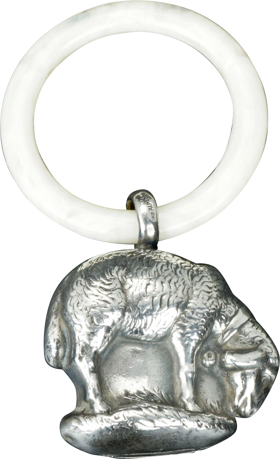 Vintage German Infant Teething Ring In The Shape Of - Keychain Clipart (1907x1907), Png Download