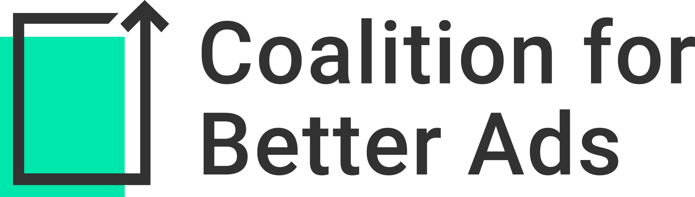 Coalition For Better Ads Logo Png Transparent - Coalition For Better Ads Clipart (2400x682), Png Download