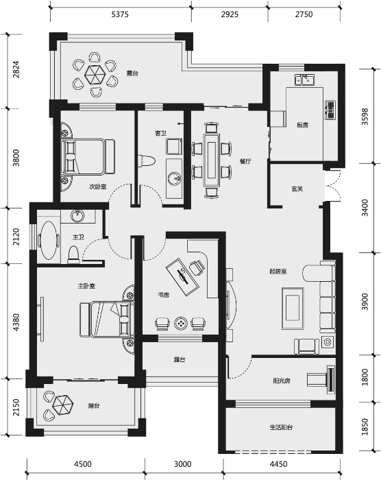 Floor Plan Clipart (615x800), Png Download
