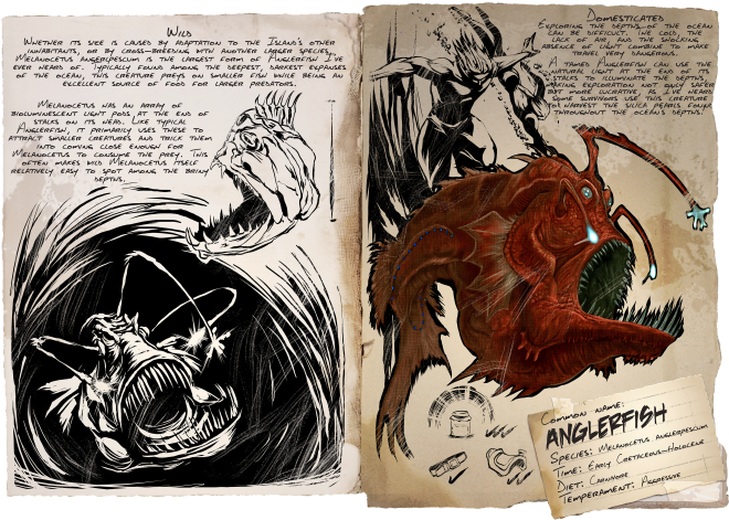 Anglerfish - Ark Survival Evolved Angler Clipart (800x532), Png Download