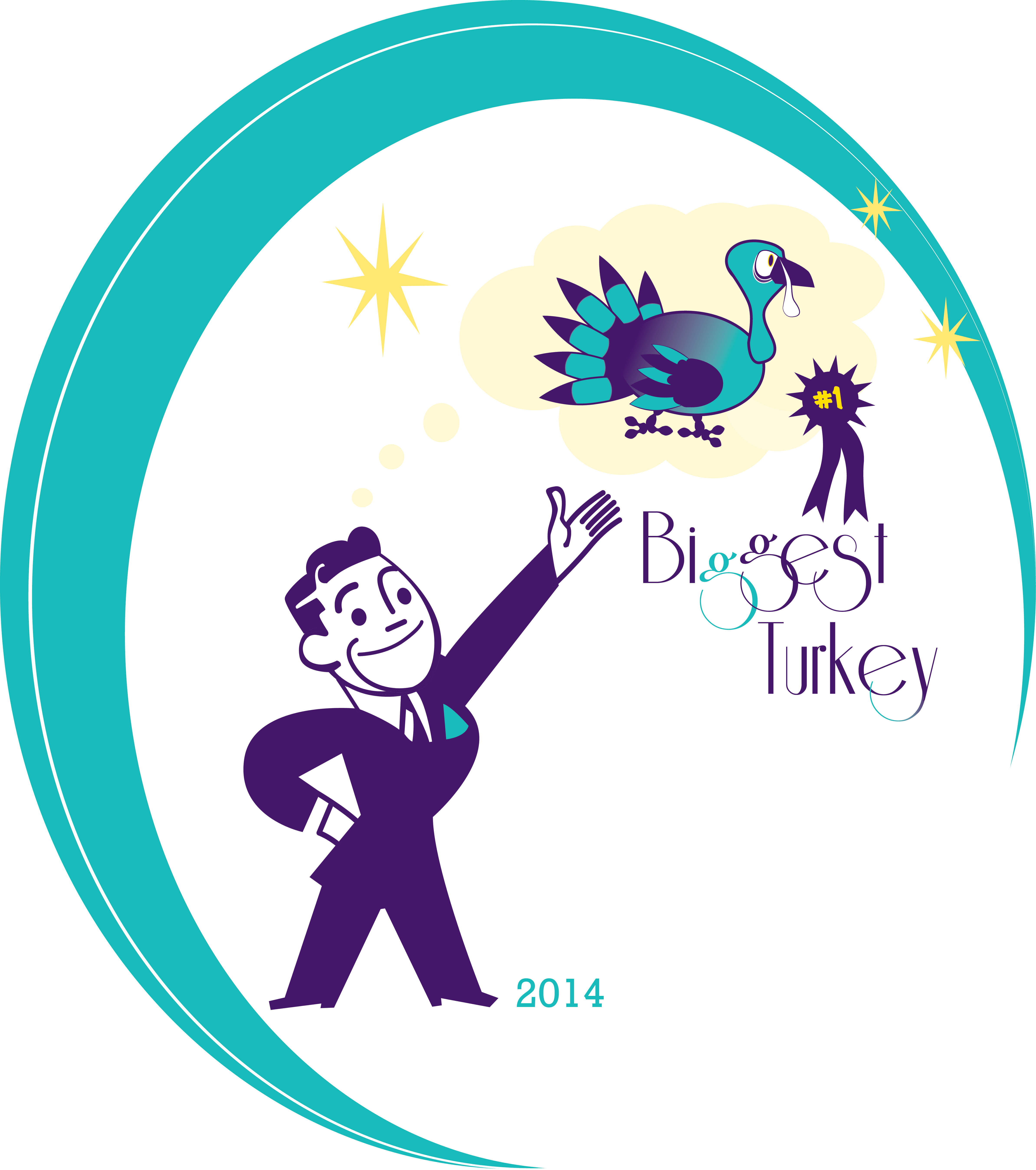 Biggest Turkey Breakfast Kickoff Announced - Circle Clipart (4776x5396), Png Download