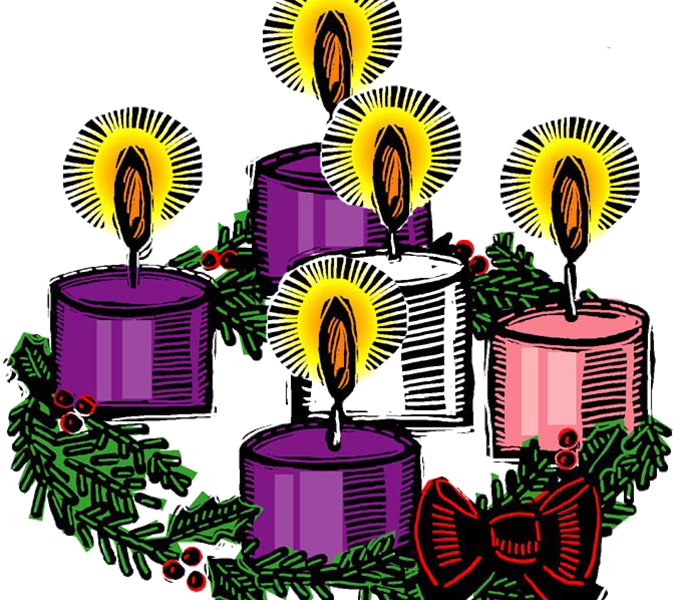 19 Advent Candles Svg Freeuse Download Huge Freebie - Advent Clipart - Png Download (674x600), Png Download