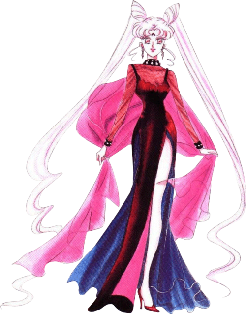 Sailor Moon Black Lady Manga Clipart (500x638), Png Download