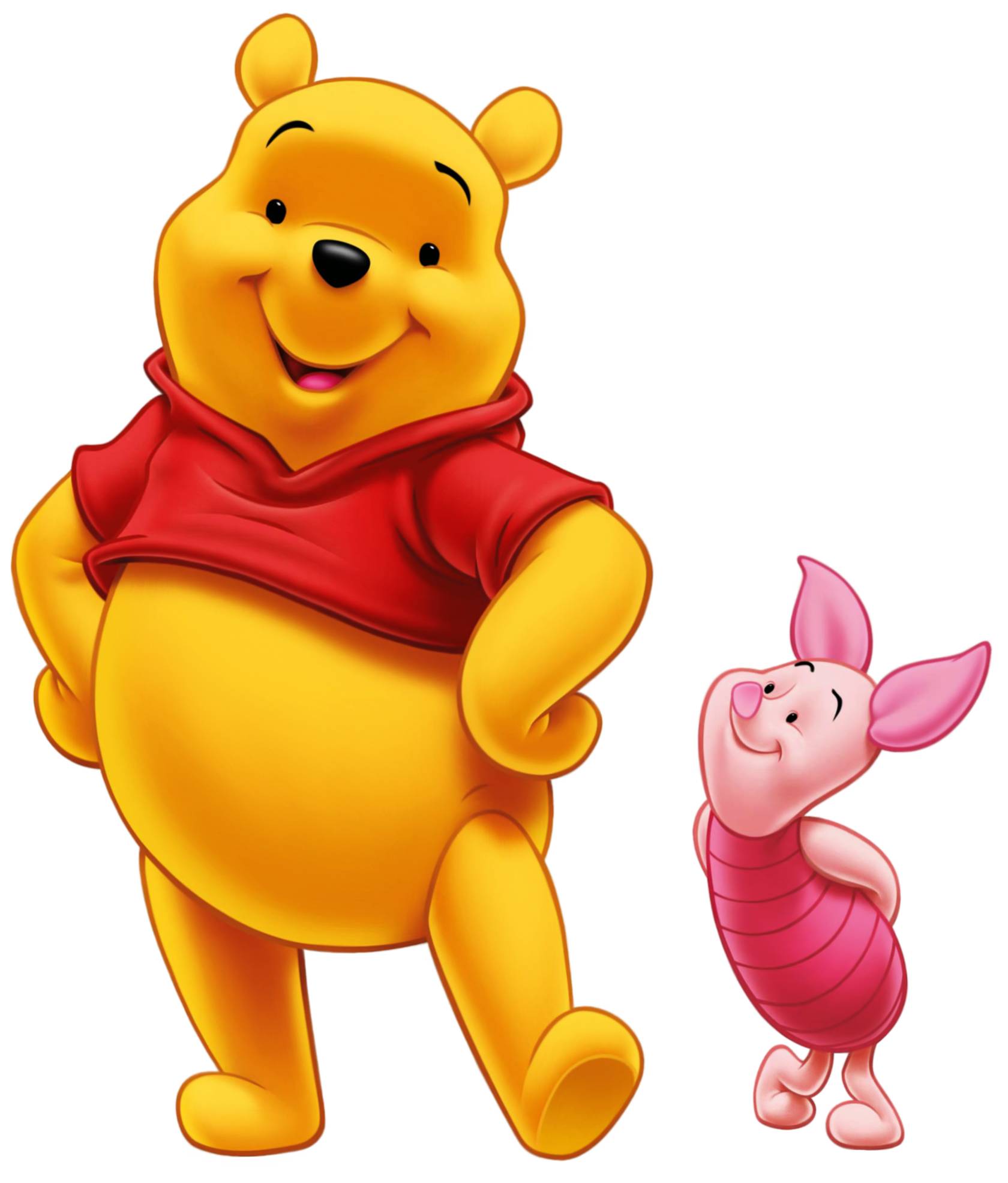 Piglet And Winnie The Pooh Png Picture - Winnie The Pooh Png Clipart (1776x2058), Png Download