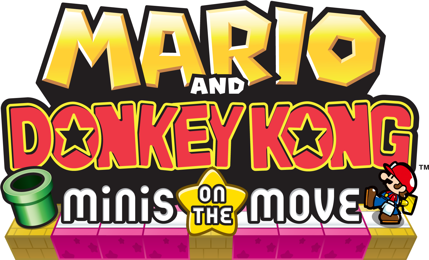 Gamestop Now Sells Download Codes For Mario And Donkey - Mario Vs Donkey Kong Logo Clipart (2130x1423), Png Download