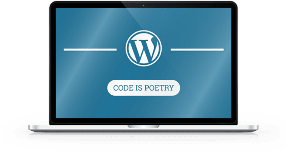 Animate Computer Laptop With Wordpress Logo And Text - Led-backlit Lcd Display Clipart (1009x500), Png Download