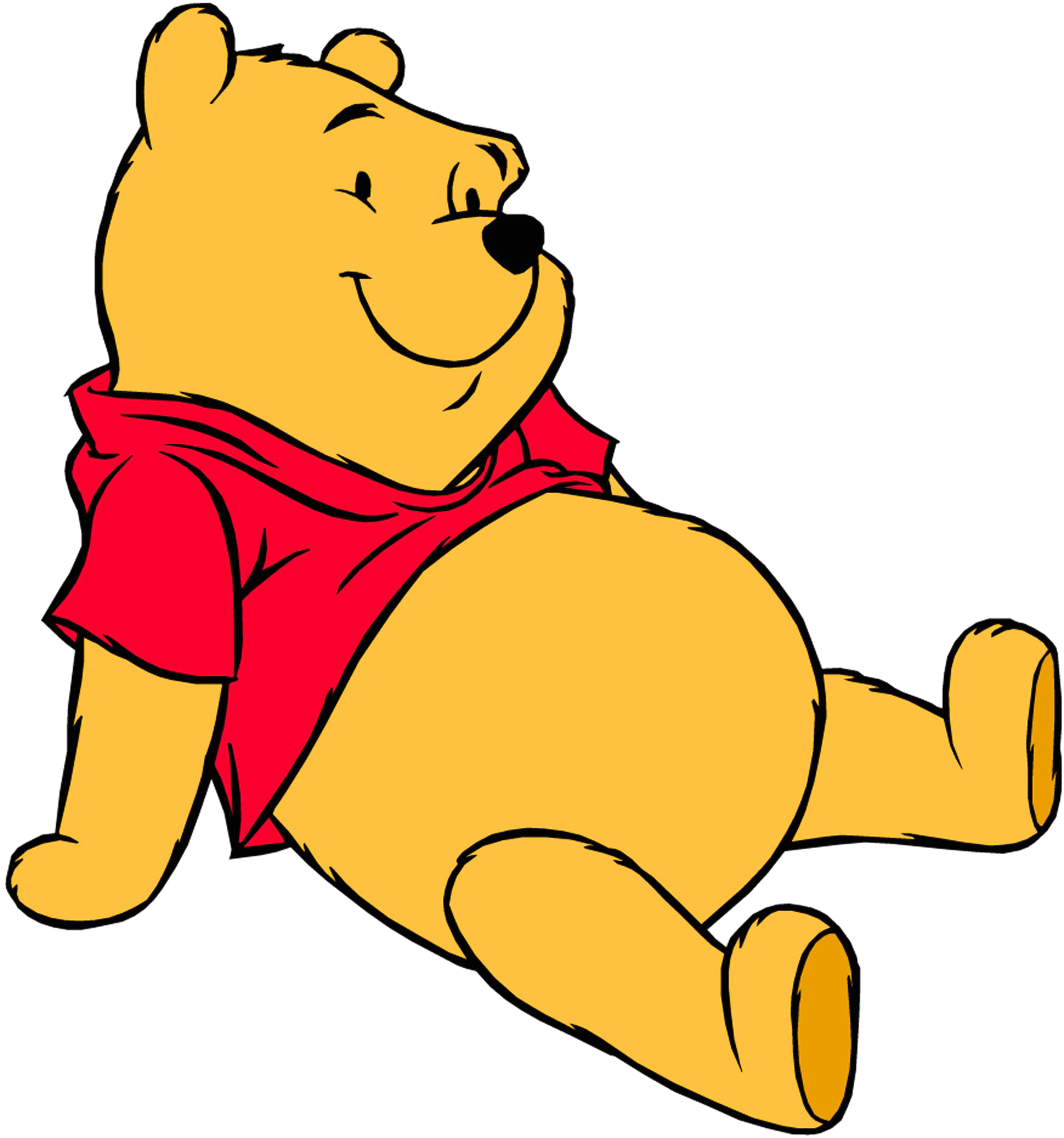 Winnie Pooh Png Background - Winnie The Pooh Cartoon Clipart (2000x2000), Png Download