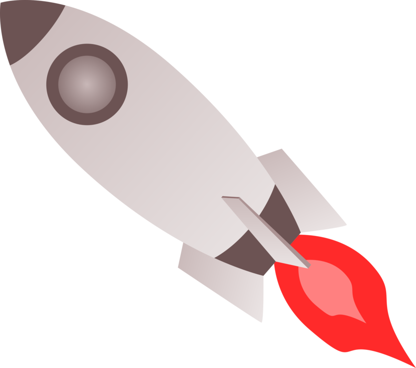 Rocket Launch Outer Space Spacecraft Nasa - Space Rockets In Clip Art - Png Download (847x750), Png Download