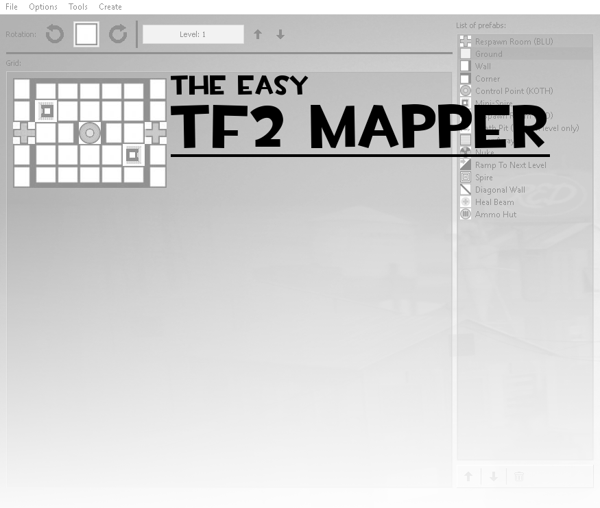 A Tile-based Tf2 Map Maker - Tf2 Easy Map Maker Clipart (875x741), Png Download