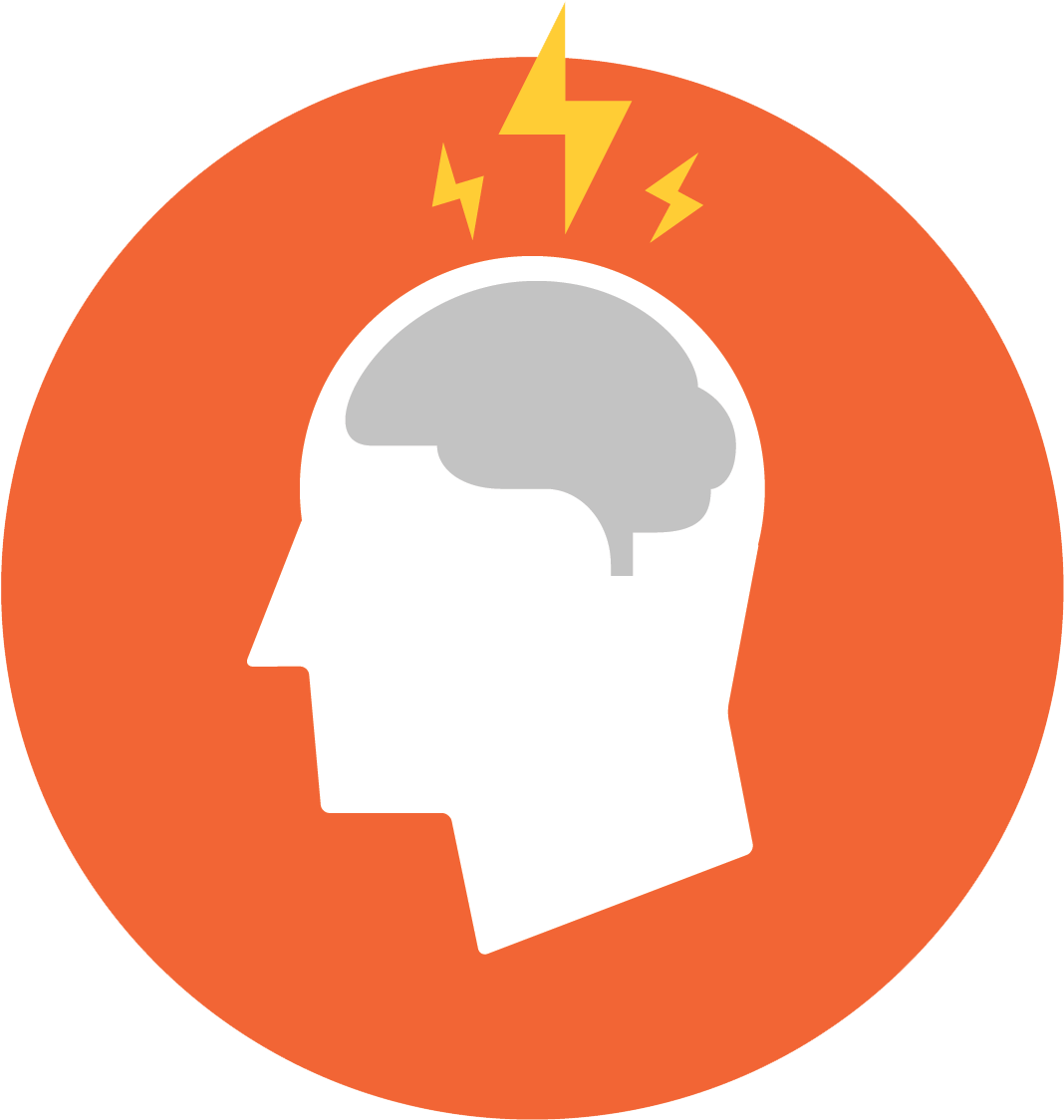 Idea - Brain Flat Icon Png Clipart (1150x1150), Png Download