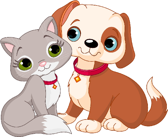 Picture Royalty Free Stock Clipart Of Dogs - Dog And Cat Clipart - Png Download (600x600), Png Download