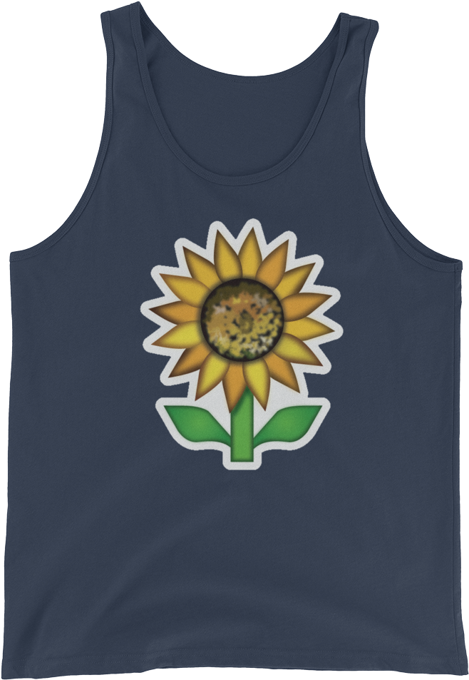 Men's Emoji Tank Top Clipart (658x953), Png Download