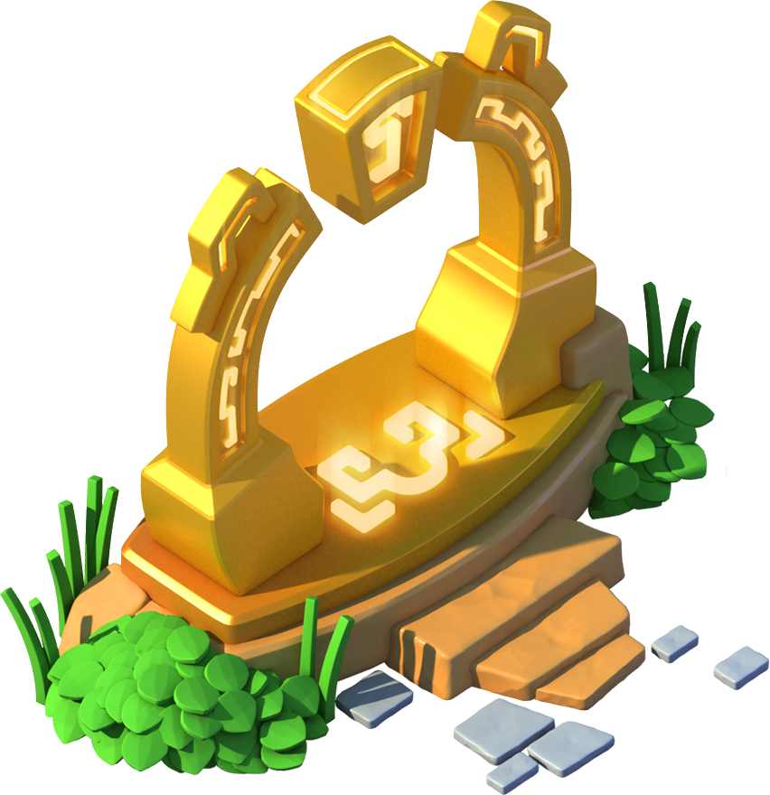 Ancient Portal - Dragon Mania Ancient Portal Clipart (852x880), Png Download