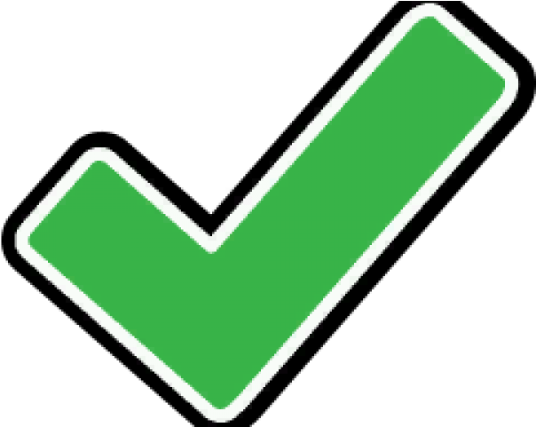 Green Tick Clipart File - Emblem - Png Download (640x480), Png Download