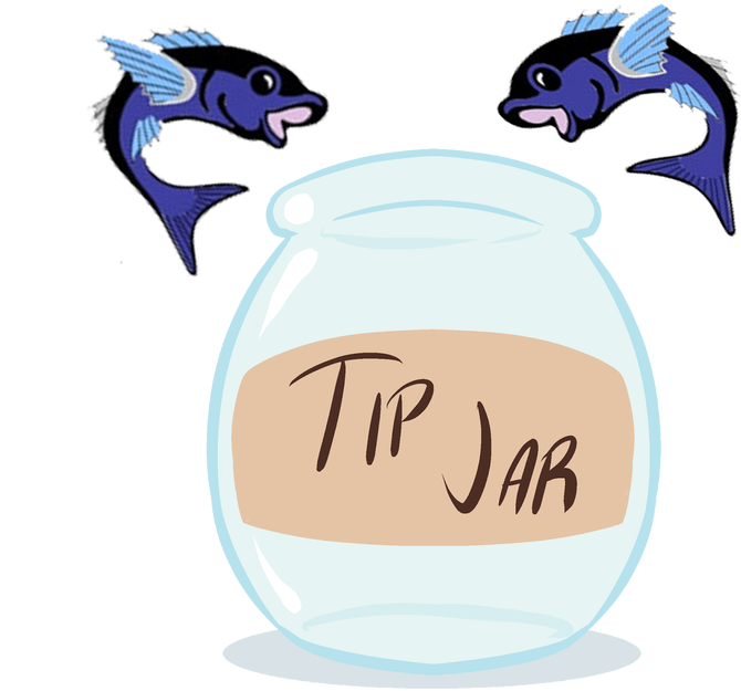Tip Jar - Cartoon Clipart (1100x722), Png Download