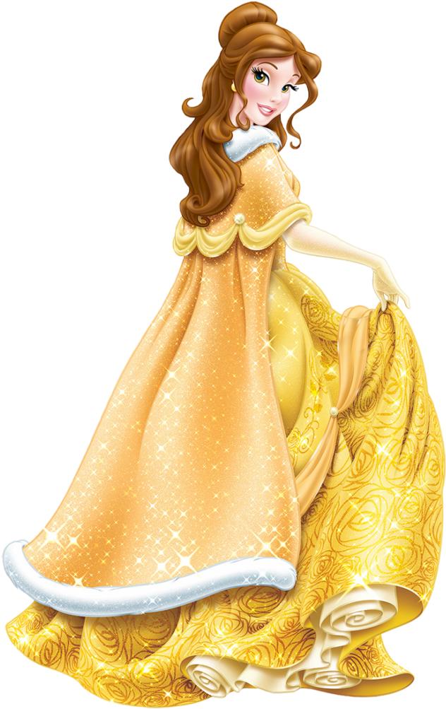 Disney Princess Clipart Winter Clipart - Belle Disney Princess - Png Download (658x1024), Png Download