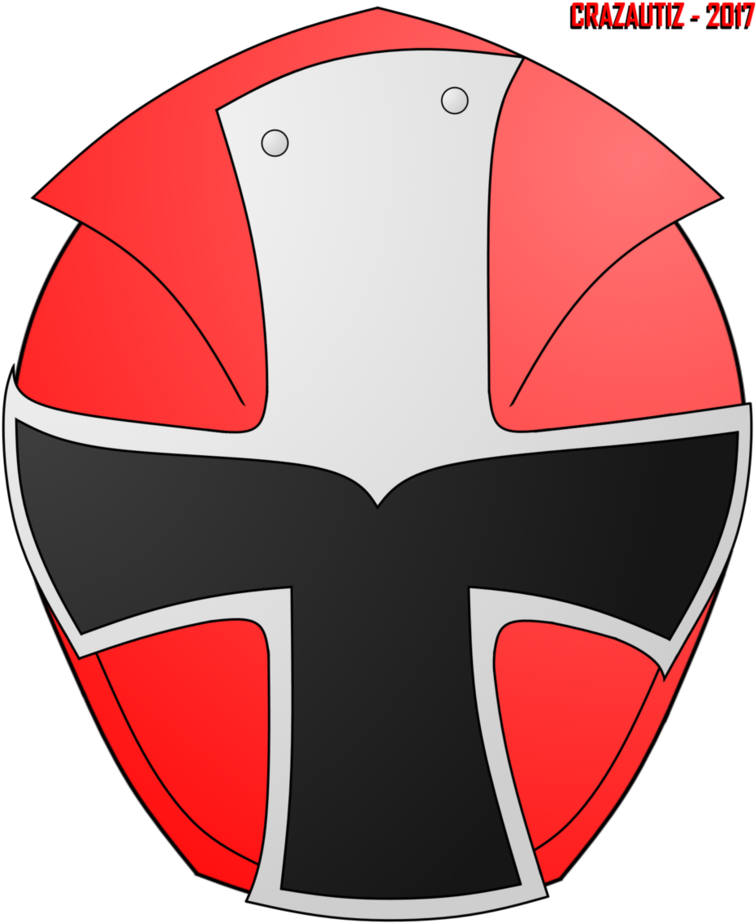 Power Rangers Clipart Red - Power Ranger Ninja Steel Helmet - Png Download (832x961), Png Download