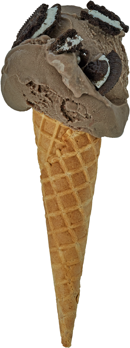 Oreo - Ice Cream Cone Clipart (600x1200), Png Download