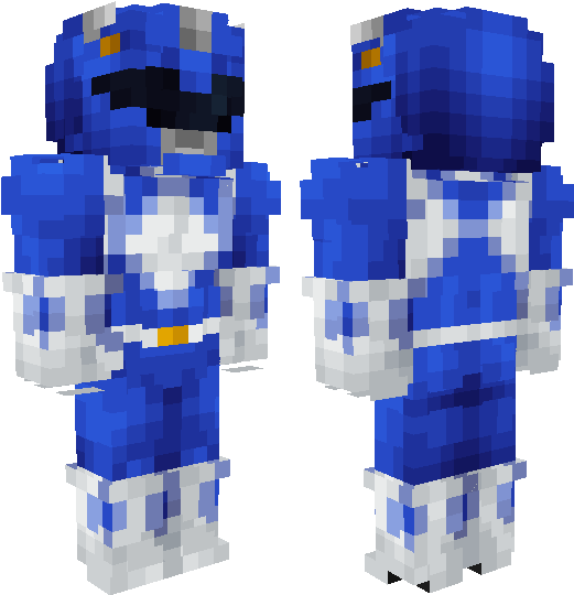 Other Power Rangers - Power Rangers Minecraft Skin Clipart (608x619), Png Download