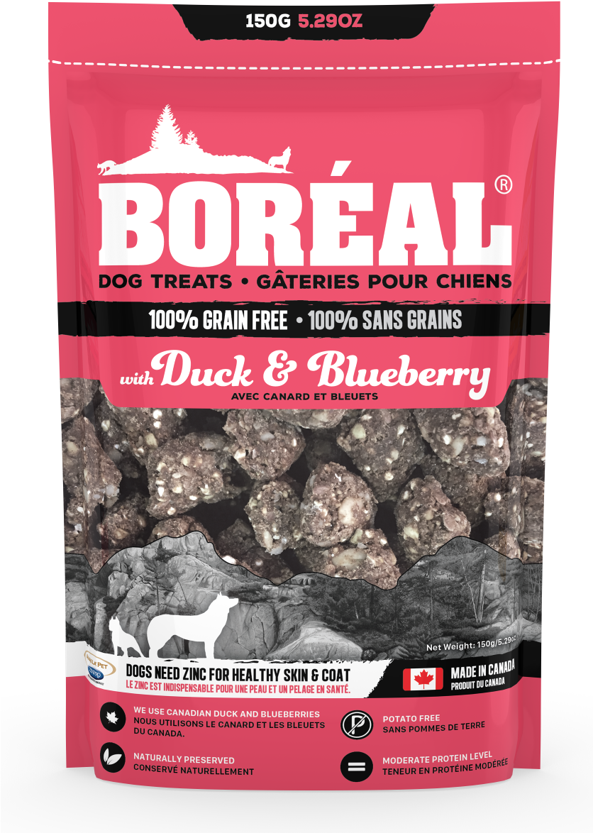 Duck Blueberry Dog Treats - Gaterie Boreal Clipart (835x1243), Png Download
