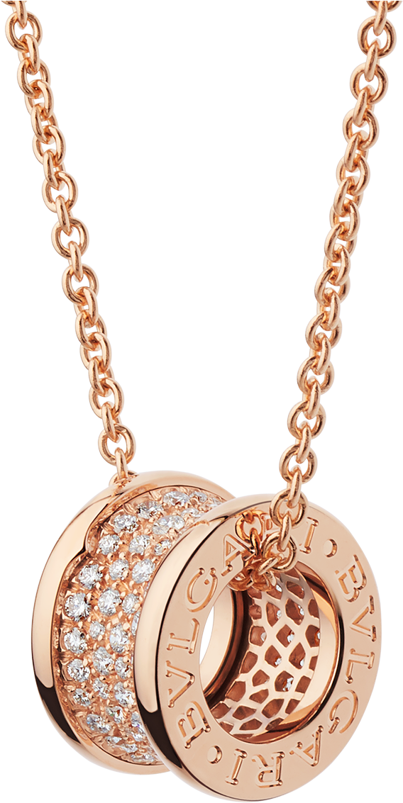Zero1 Necklace Necklace Rose Gold Pink Rose Gold Bvlgari Necklace