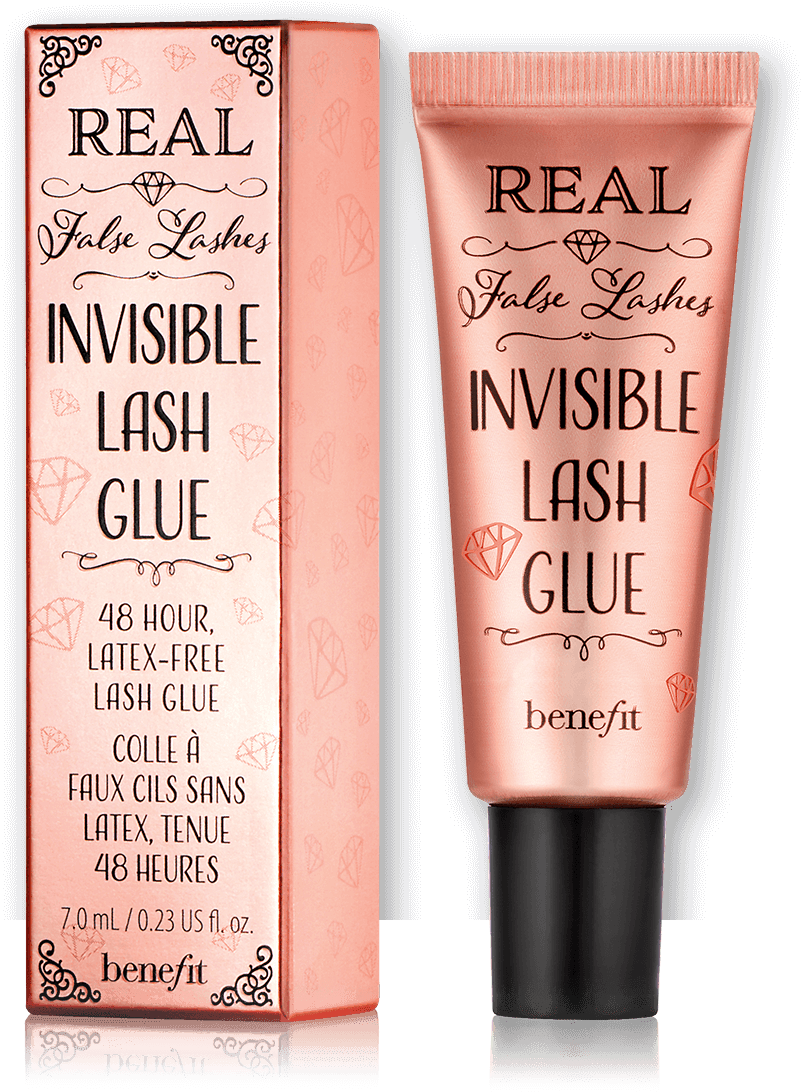 Real False Lashes Invisible Eyelash Glue Is Waterproof, - Benefit Real False Lashes Invisible Lash Glue Clipart (1220x1380), Png Download