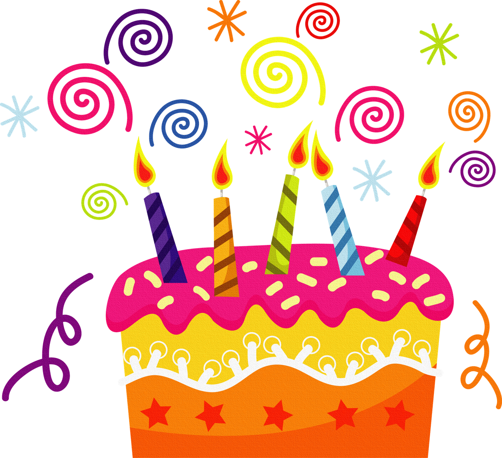 Teacher Birthday Cliparts - Bolo De Aniversário Desenho - Png Download (1600x1460), Png Download