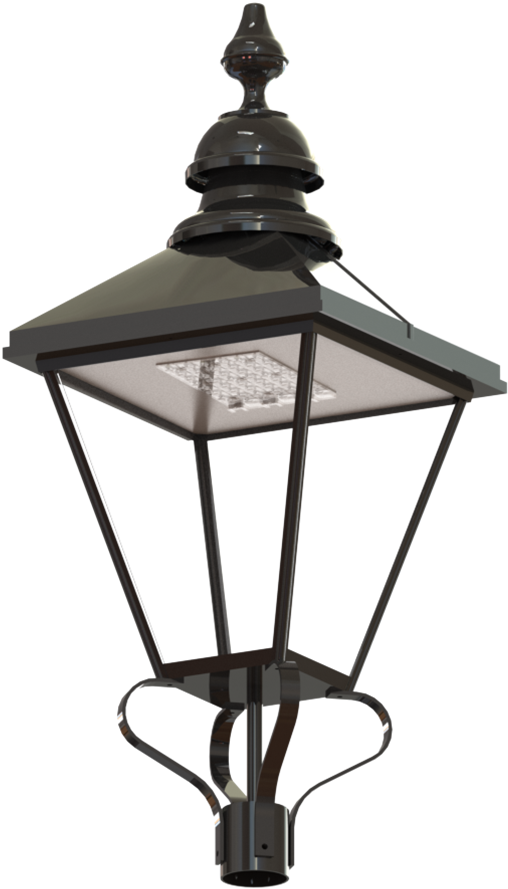 Victoria Fastflex - Led Victorian Street Lamp Clipart (546x908), Png Download