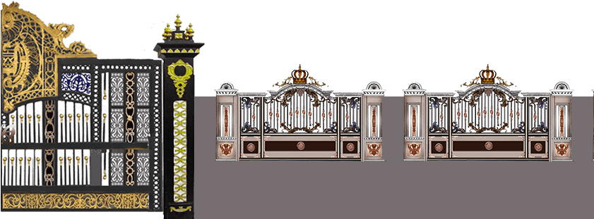 Royal Gate Design Chennai - Gate Clipart (840x459), Png Download