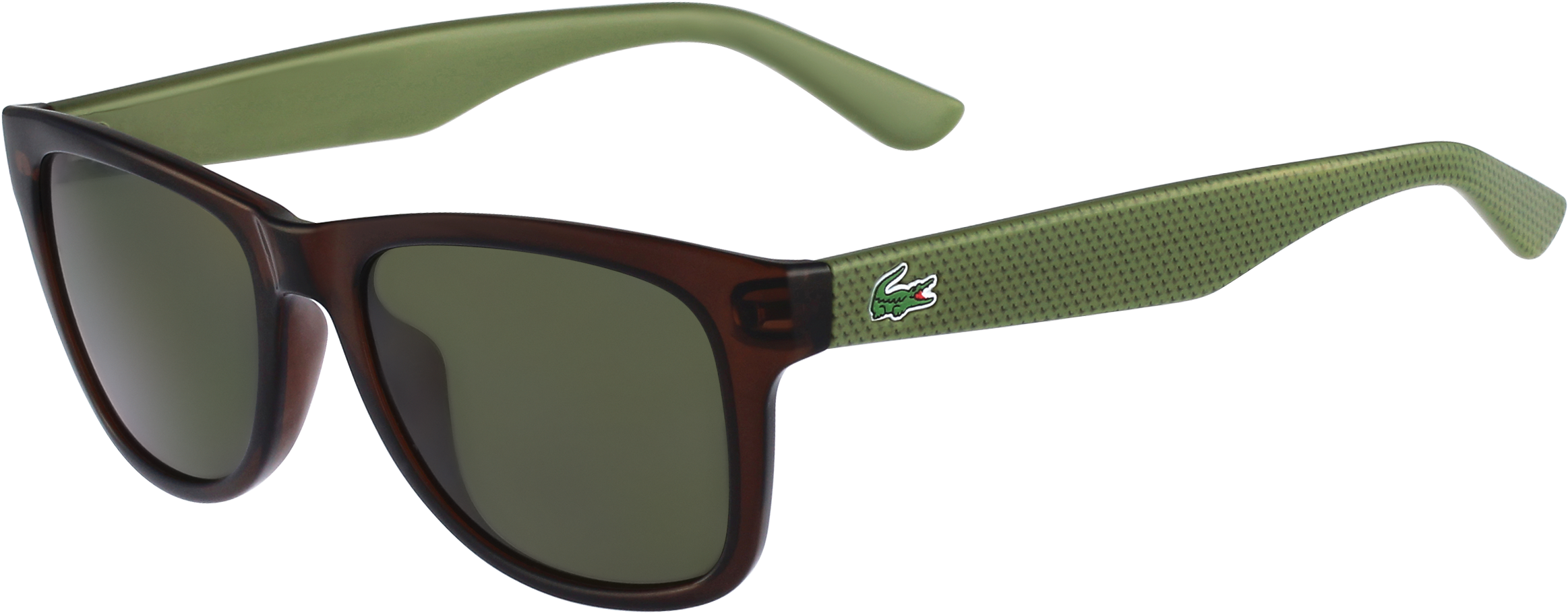 Lacoste L734s 210 Brown Women/men Sunglasses , Png Clipart (2326x910), Png Download