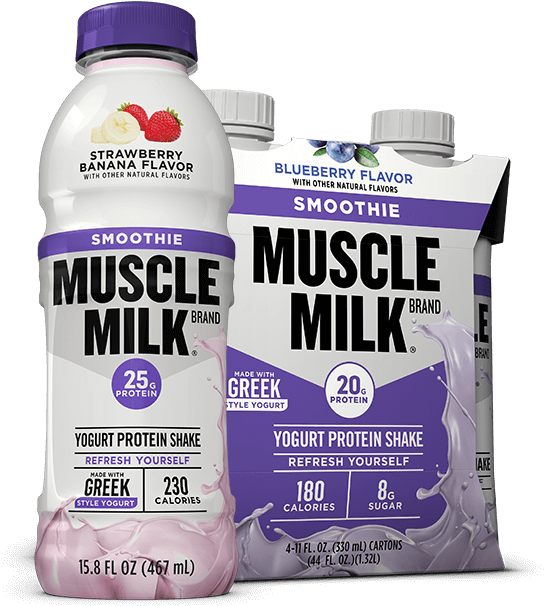 Muscle Millk Smoothie Cover2 - Muscle Milk Blueberry Smoothie Clipart (585x700), Png Download