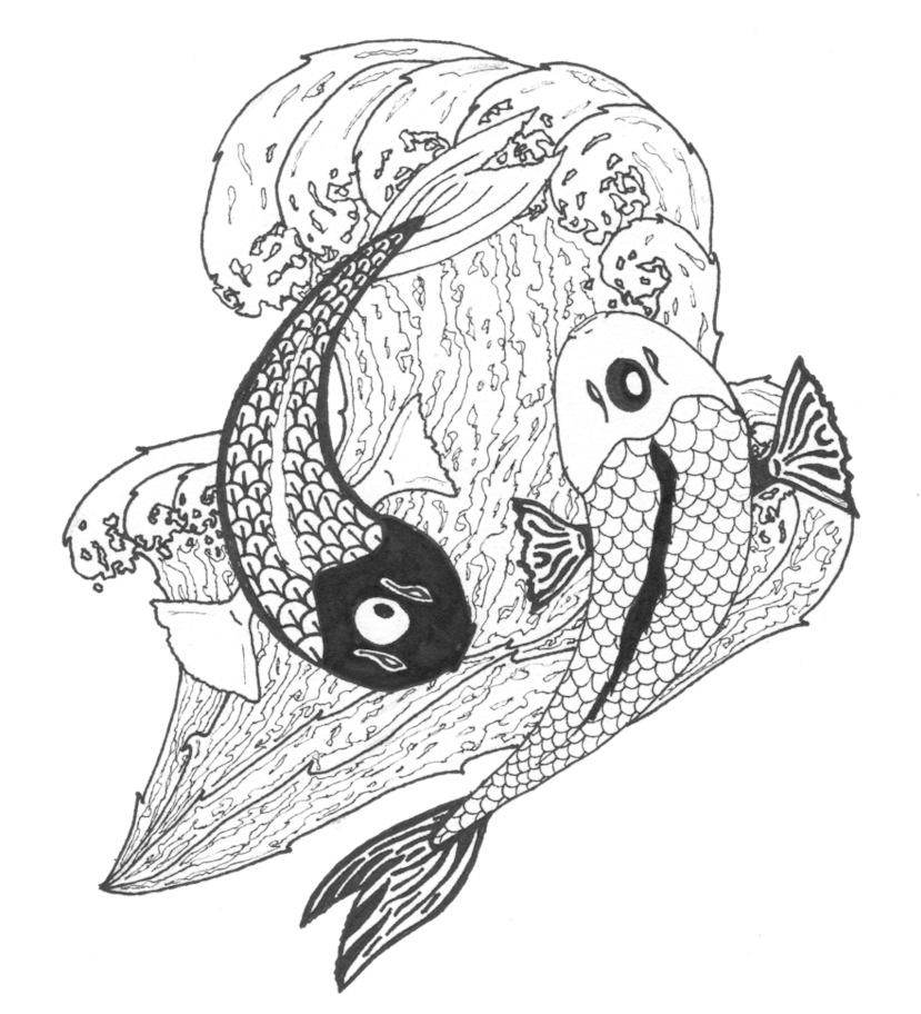 Fish Tattoo Designs - Tattoo Clipart (846x944), Png Download