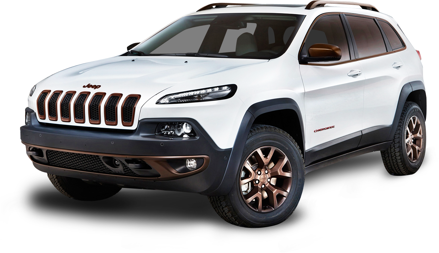 2014 Jeep Trailhawk White Clipart (1420x887), Png Download