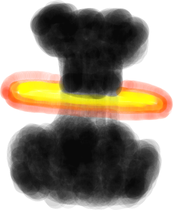 Nuclear Explosion - Drawing - Illustration Clipart (560x682), Png Download