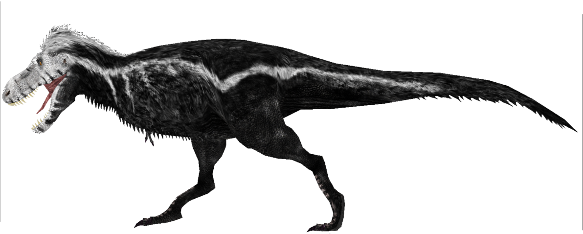 Tyrannosaurus Rex By Ultamateterex , Png Download - Tyrannosaurus Clipart (1192x478), Png Download