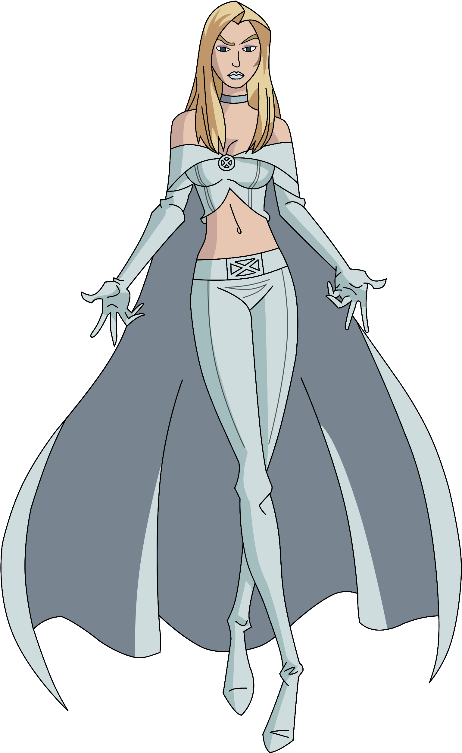 2024 X 2500 3 - Emma Frost X Men Cartoon Clipart (2024x2500), Png Download