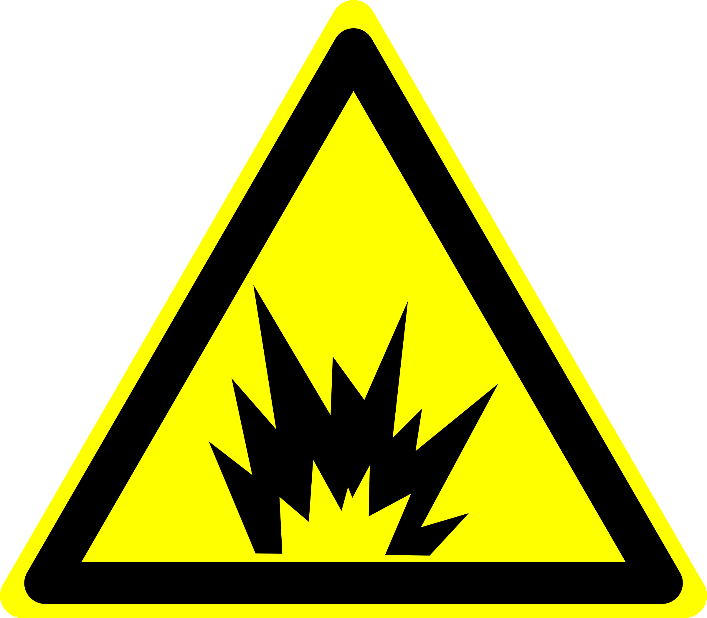 Big Image - Fire And Explosion Hazard Clipart (2400x2099), Png Download