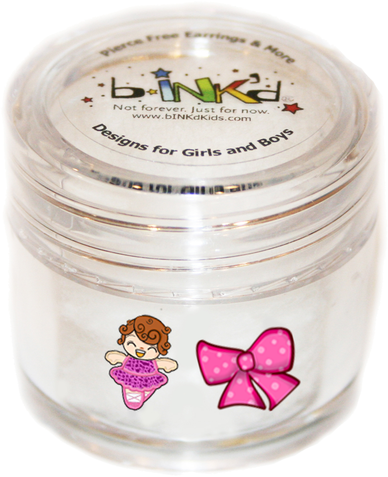 Bink'd® Sophia Dancing Ballerina Pink Bow Jar - Hair Bow Clip Art - Png Download (1080x1117), Png Download