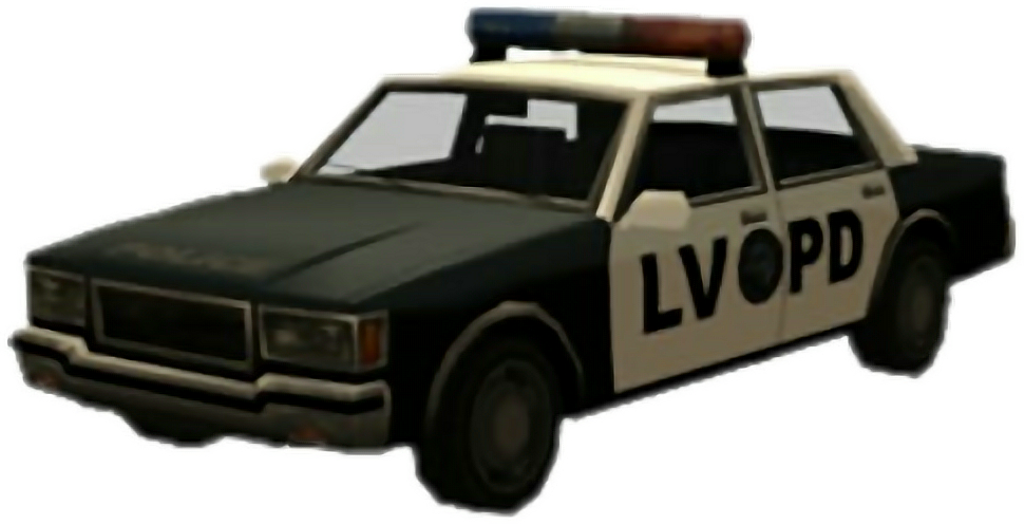 Vaporwave Sticker - Gta Sa Police Car Png Clipart (1024x524), Png Download