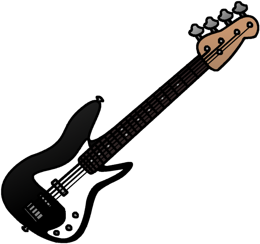 Bass Guitar Png - Bass Guitar Clip Art Transparent Png (900x858), Png Download