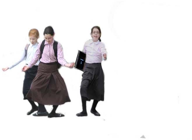 School Kids Walking - Kids Png Walking Clipart (1024x683), Png Download